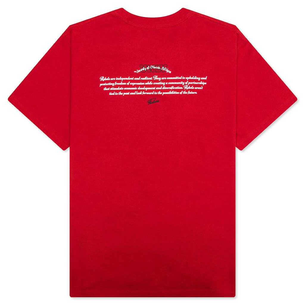 Feature x UNLV Chrome Rebels Tee - Red