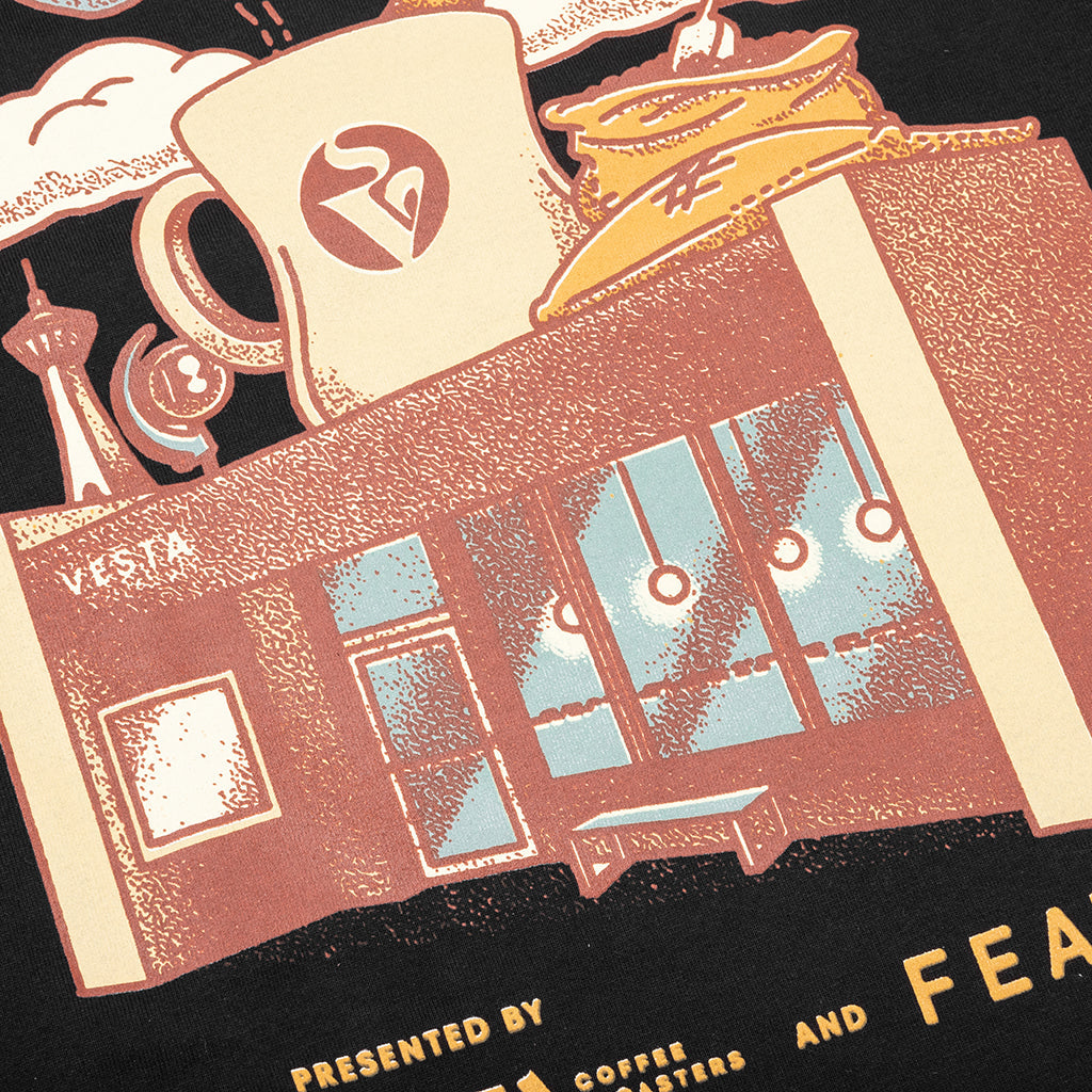 Feature x Vesta Coffee House Tee - Black