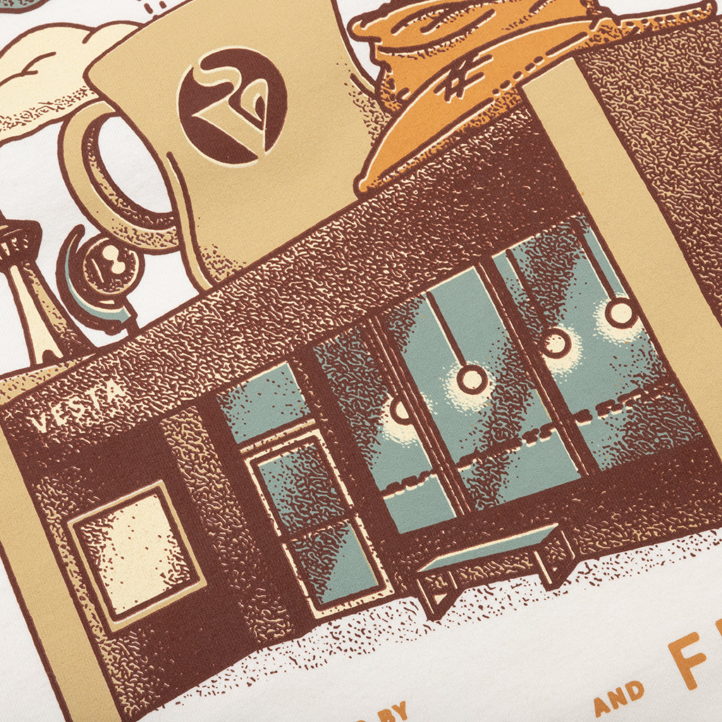 Feature x Vesta Coffee House Tee - Cannoli Cream