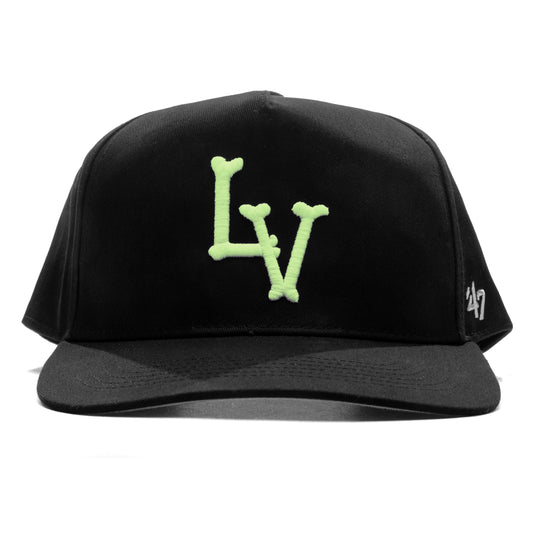 FEATURE x '47 Brand 'LV' Bones - Black/Glow