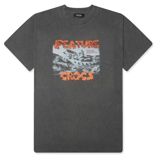 FEATURE x Crocs Valley of Crocs Tee - Pigment Black