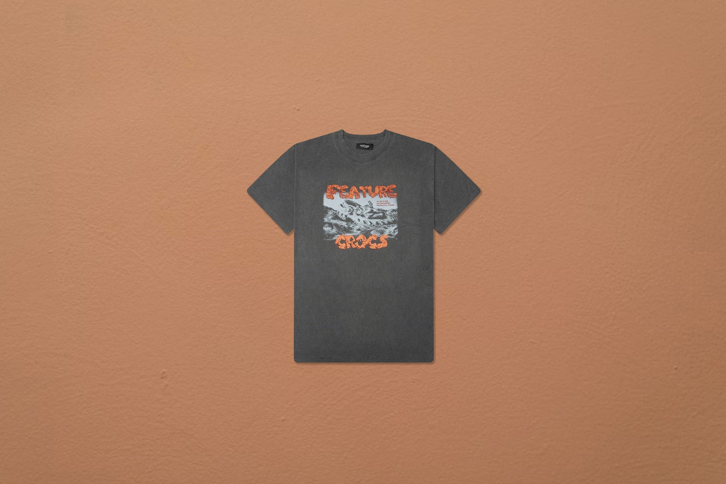 FEATURE x Crocs Valley of Crocs Tee - Pigment Black