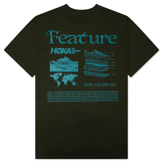 FEATURE x HOKA Tor Summit Tee - Rosin