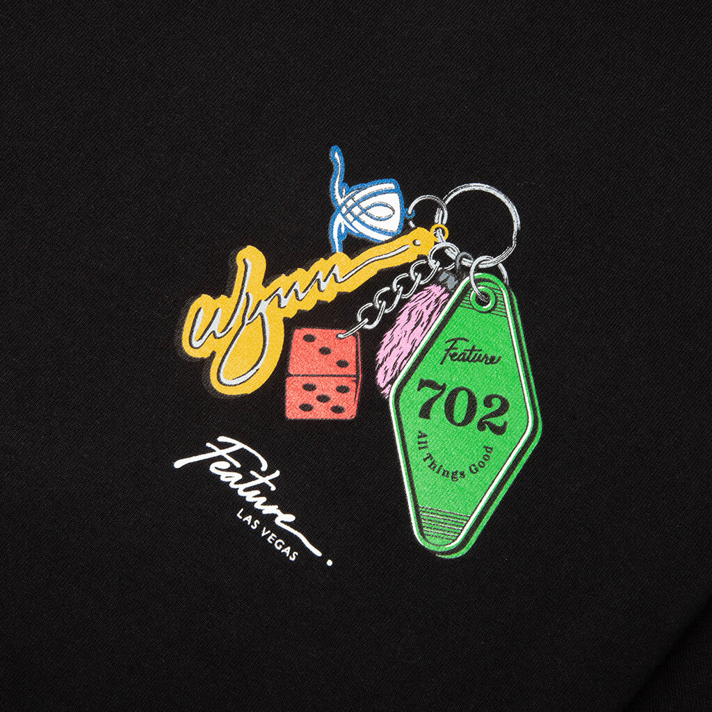 FEATURE x Wynn Keys to the Strip Tee - Black