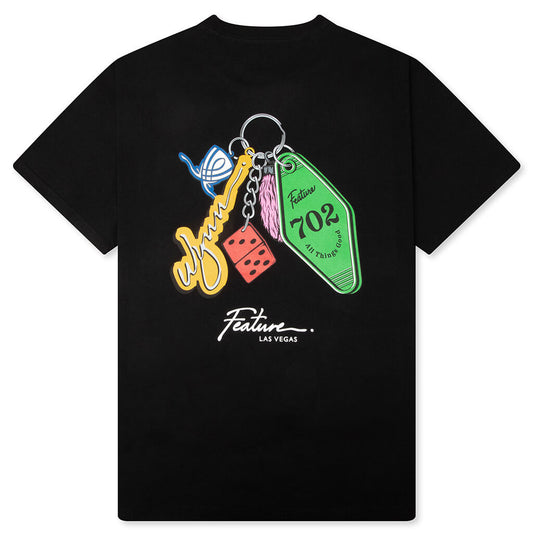FEATURE x Wynn Keys to the Strip Tee - Black