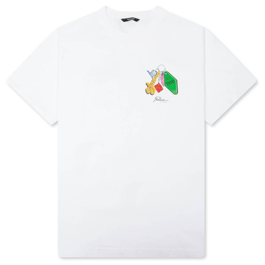 FEATURE x Wynn Keys to the Strip Tee - White