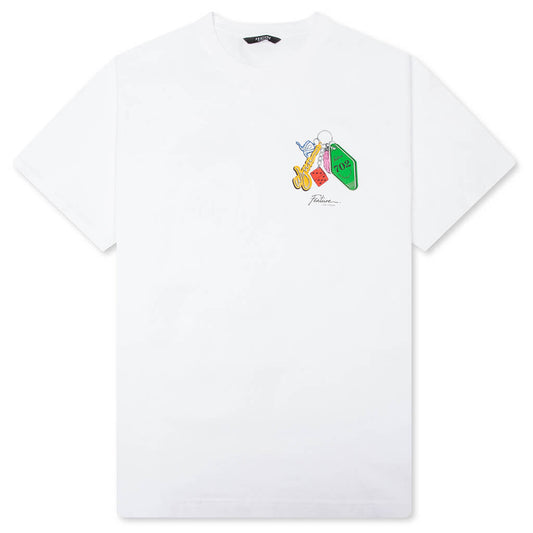 FEATURE x Wynn Keys to the Strip Tee - White