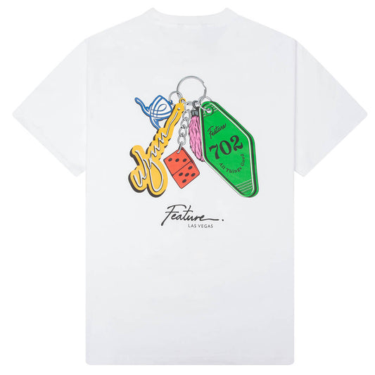 FEATURE x Wynn Keys to the Strip Tee - White