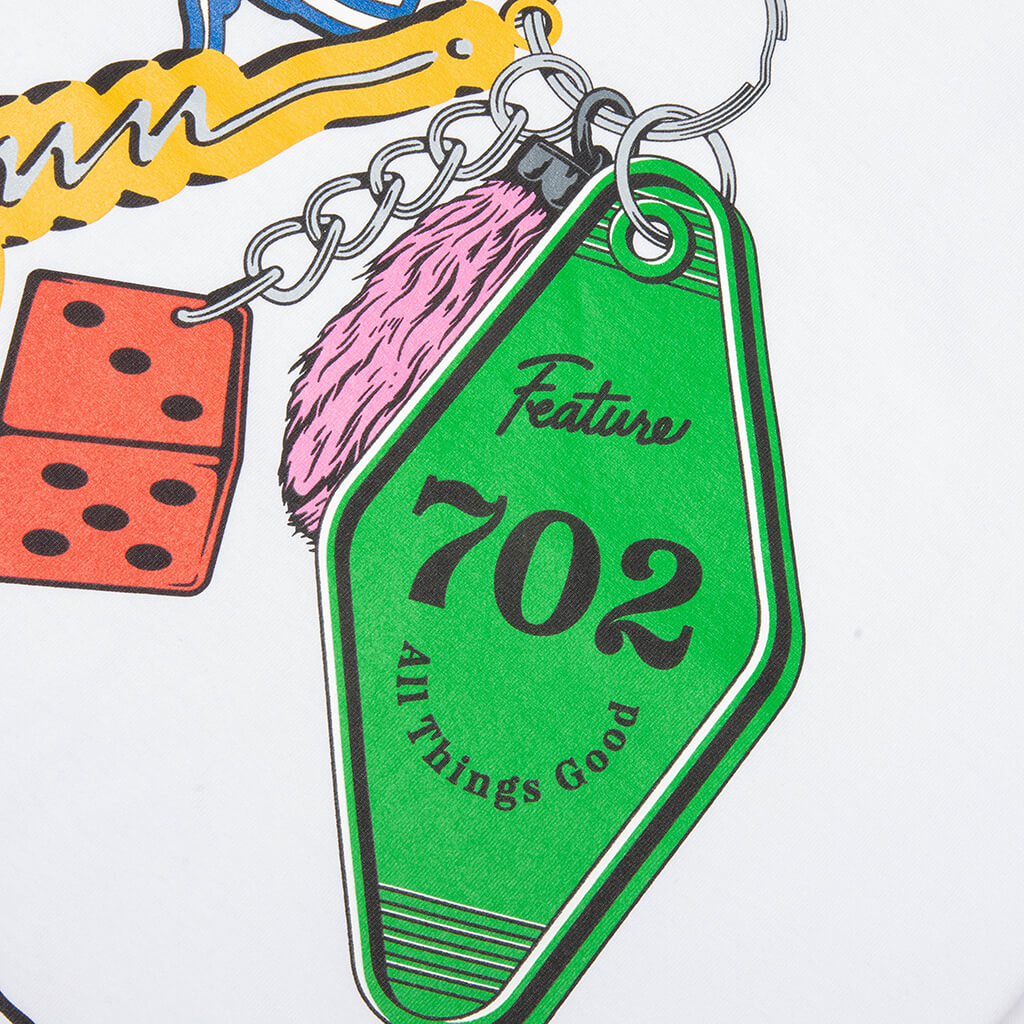 FEATURE x Wynn Keys to the Strip Tee - White