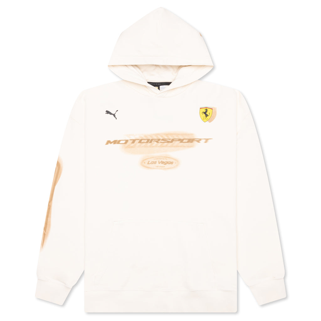 Ferrari Race Desert Sun Las Vegas Hoodie - Alpine Snow