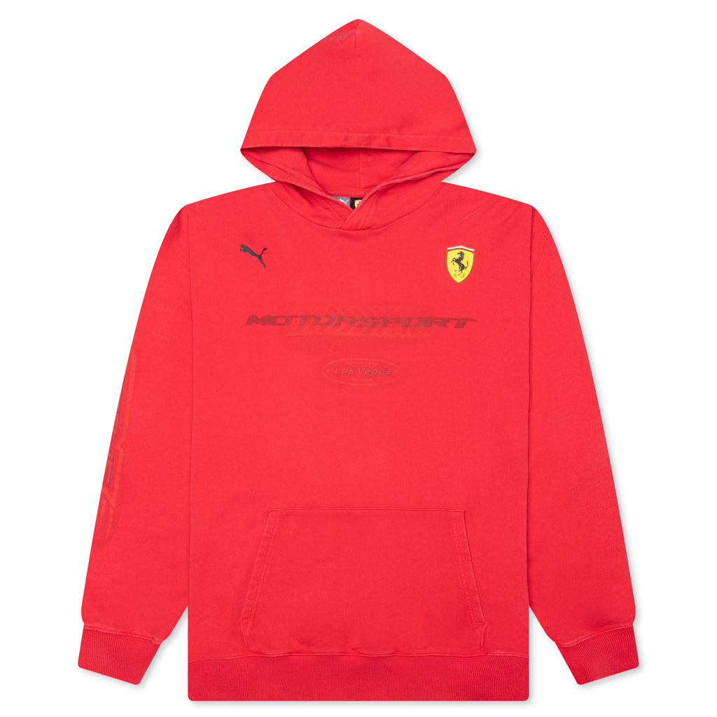 Ferrari Race Desert Sun Las Vegas Hoodie - Rosso Corsa