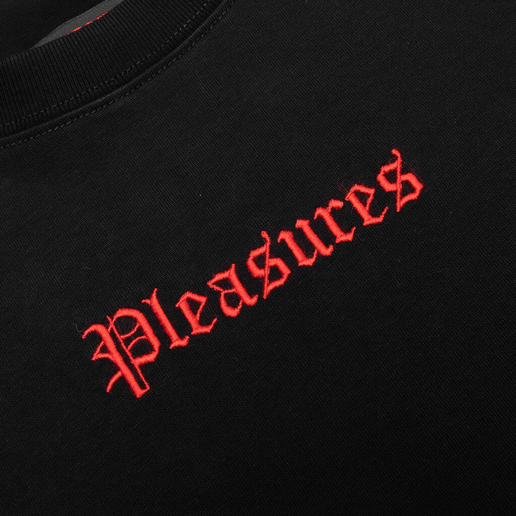 Fiery Heavyweight Longsleeve Tee - Black