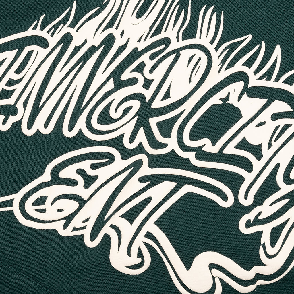 Fire Hoodie - Green