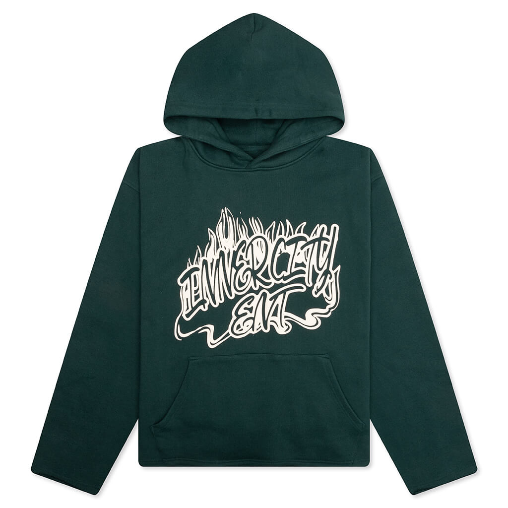 Fire Hoodie - Green
