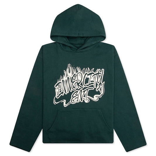 Fire Hoodie - Green