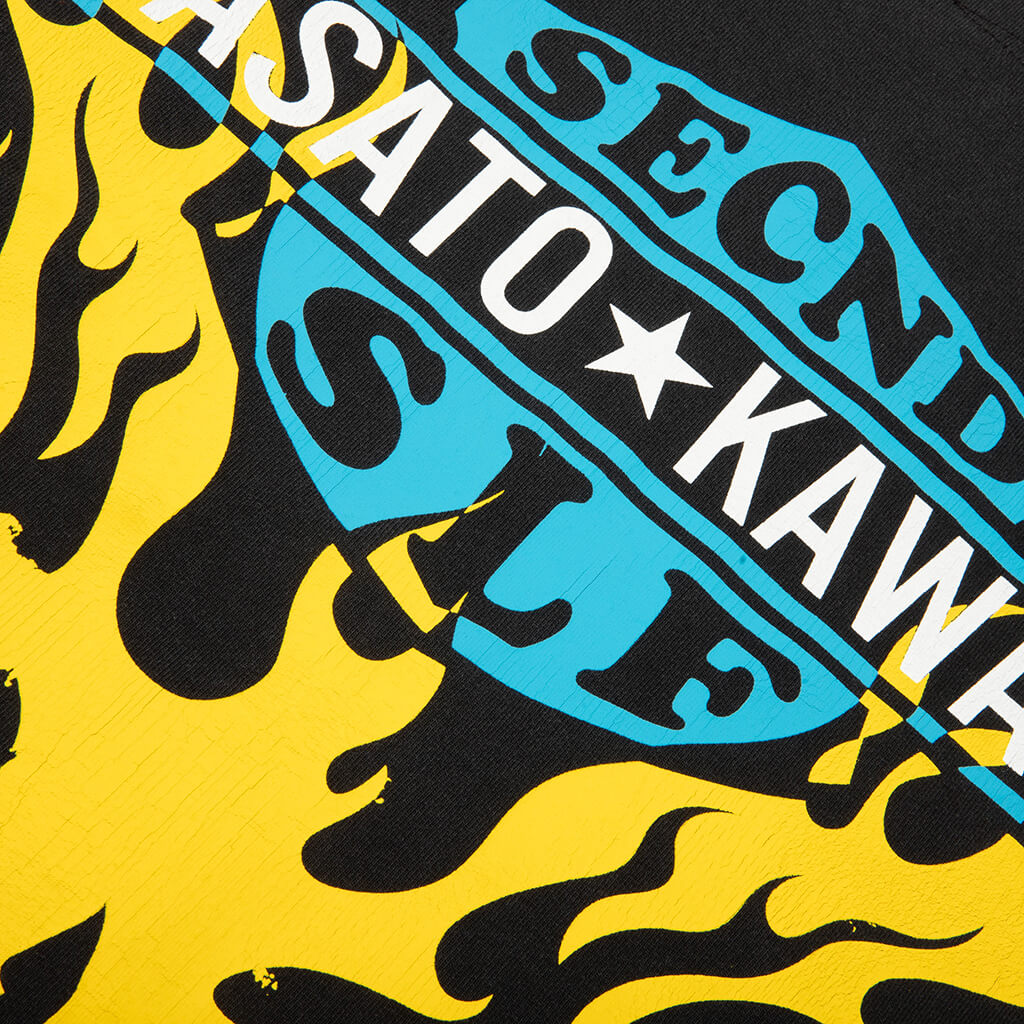 SeCND SLF x Masata Kawajo Firestorm Vintage L/S - Black/Blue