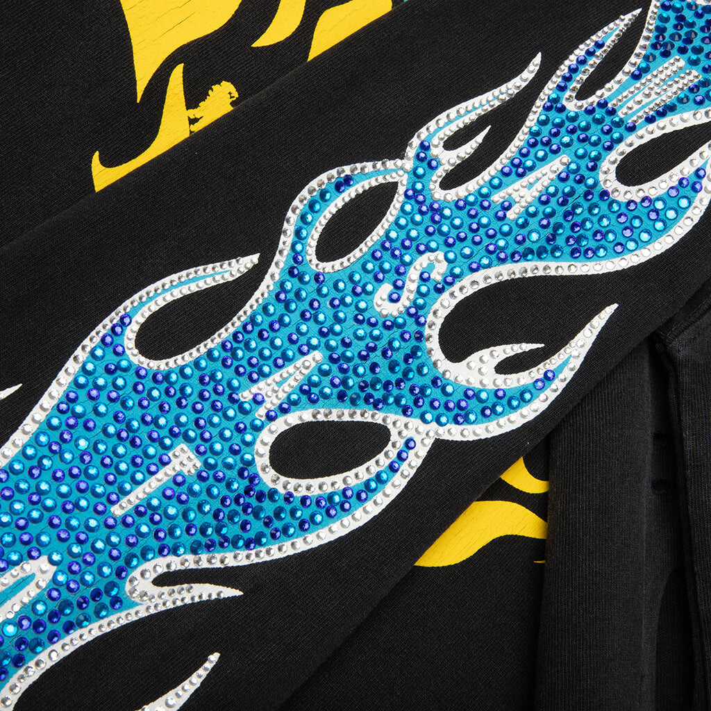 SeCND SLF x Masata Kawajo Firestorm Vintage L/S - Black/Blue