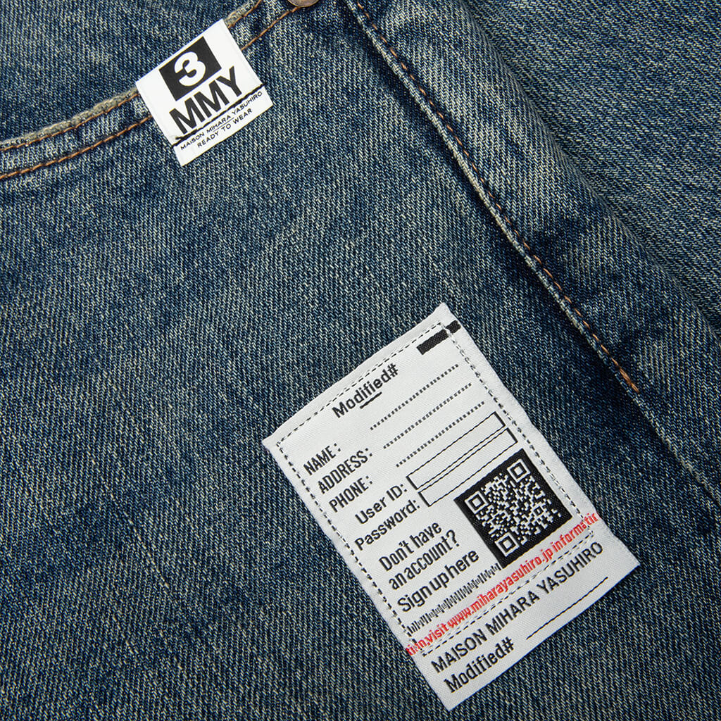 Flare Tapered Jeans - Indigo