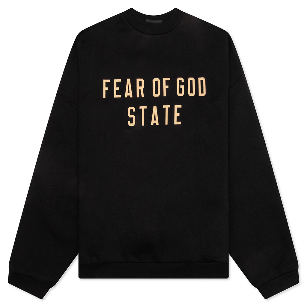 Fleece Crewneck - Black