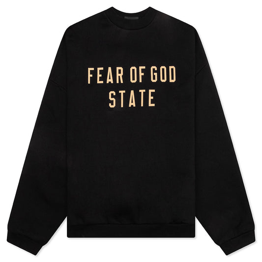 Fleece Crewneck - Black