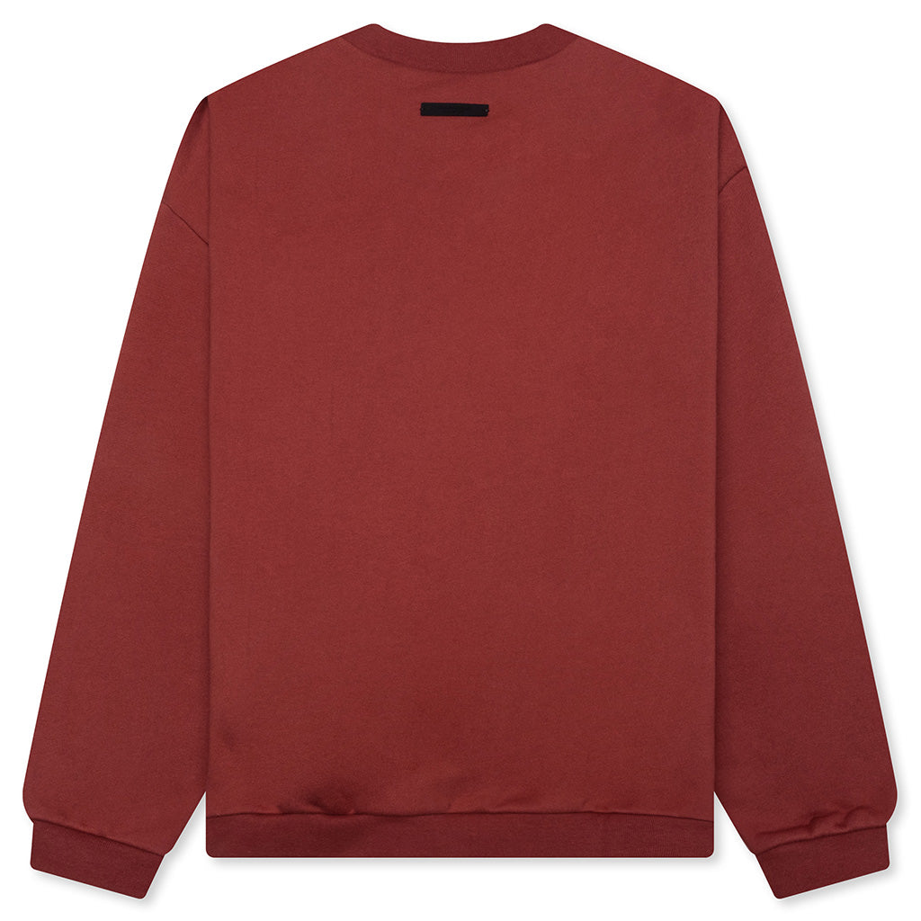 Fleece Crewneck - Crimson