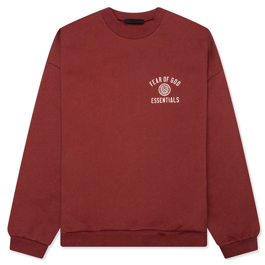 Fleece Crewneck - Crimson