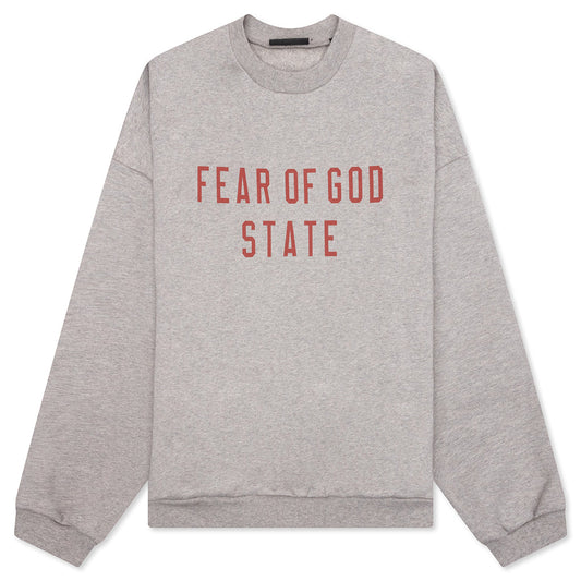 Fleece Crewneck - Dark Heather