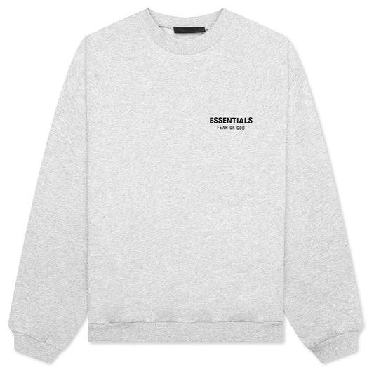 Fleece Crewneck - Light Heather Gray