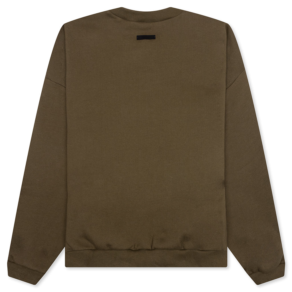 Fleece Crewneck - Olive