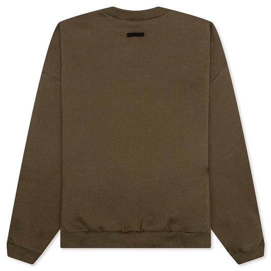 Fleece Crewneck - Olive