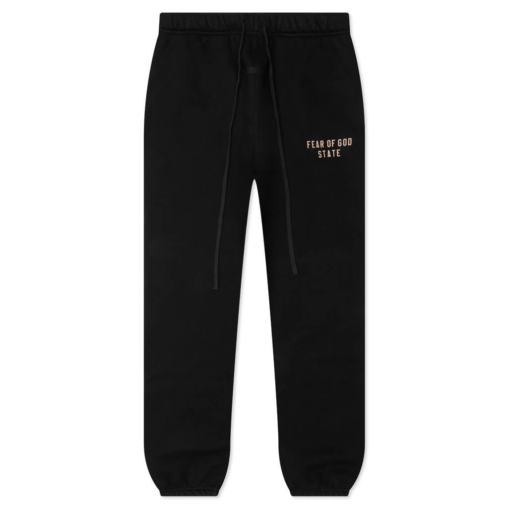 Fleece Essential Sweatpant - Black