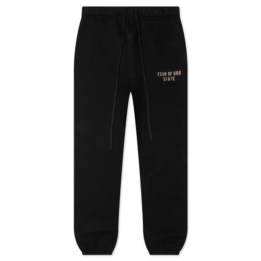 Fleece Essential Sweatpant - Black