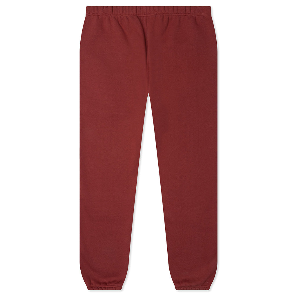 Fleece Essential Sweatpant - Crimson