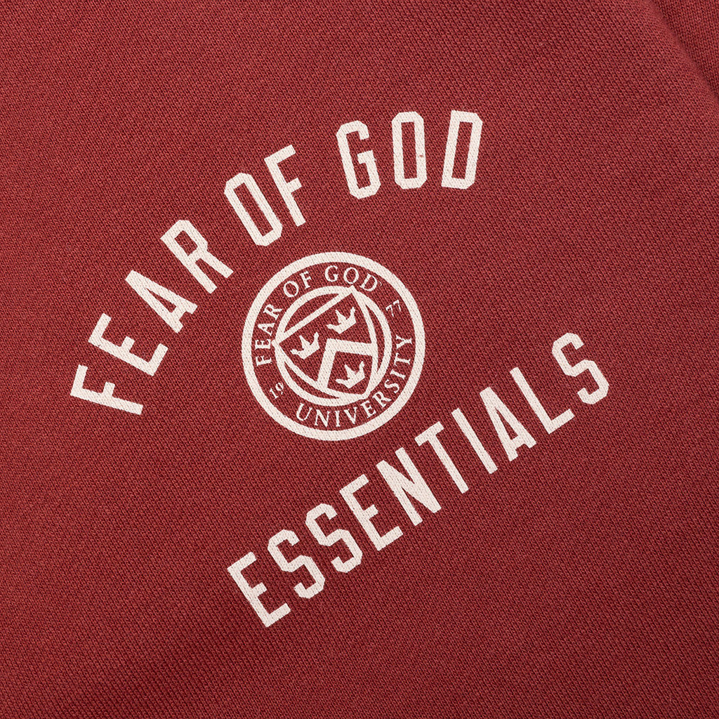 Fleece Essential Sweatpant - Crimson