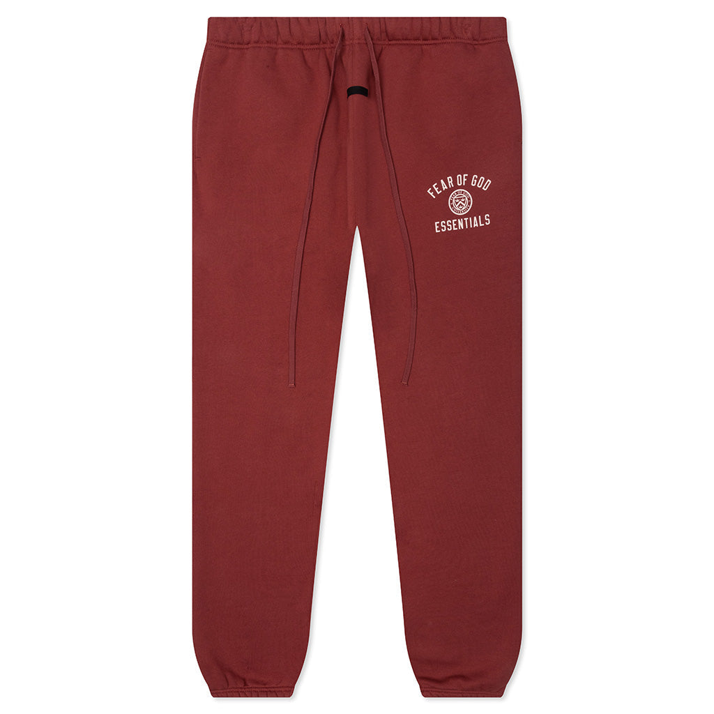 Fleece Essential Sweatpant - Crimson