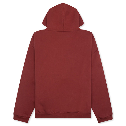 Fleece Hoodie - Crimson