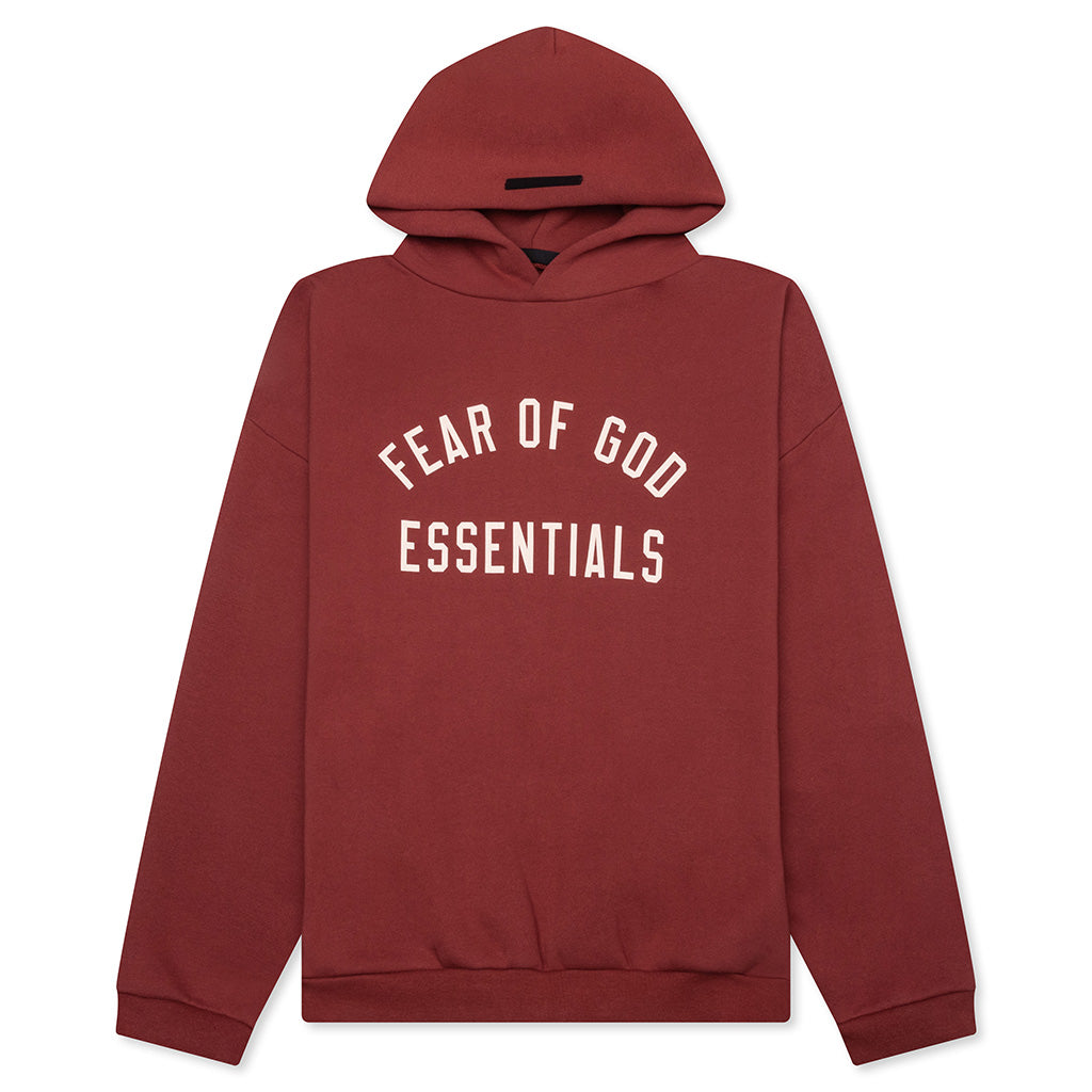 Fleece Hoodie - Crimson