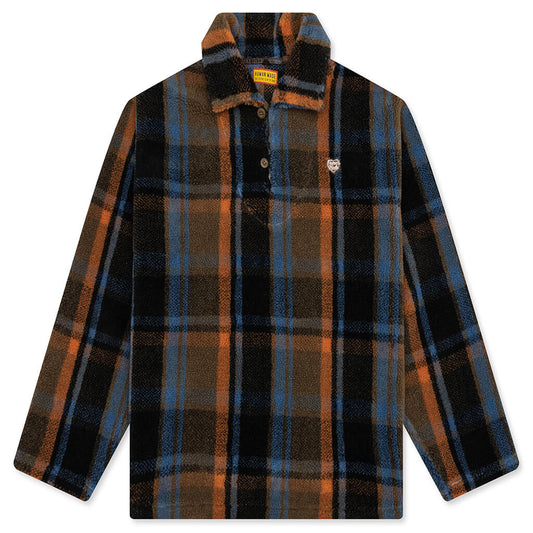 Fleece Pullover - Brown