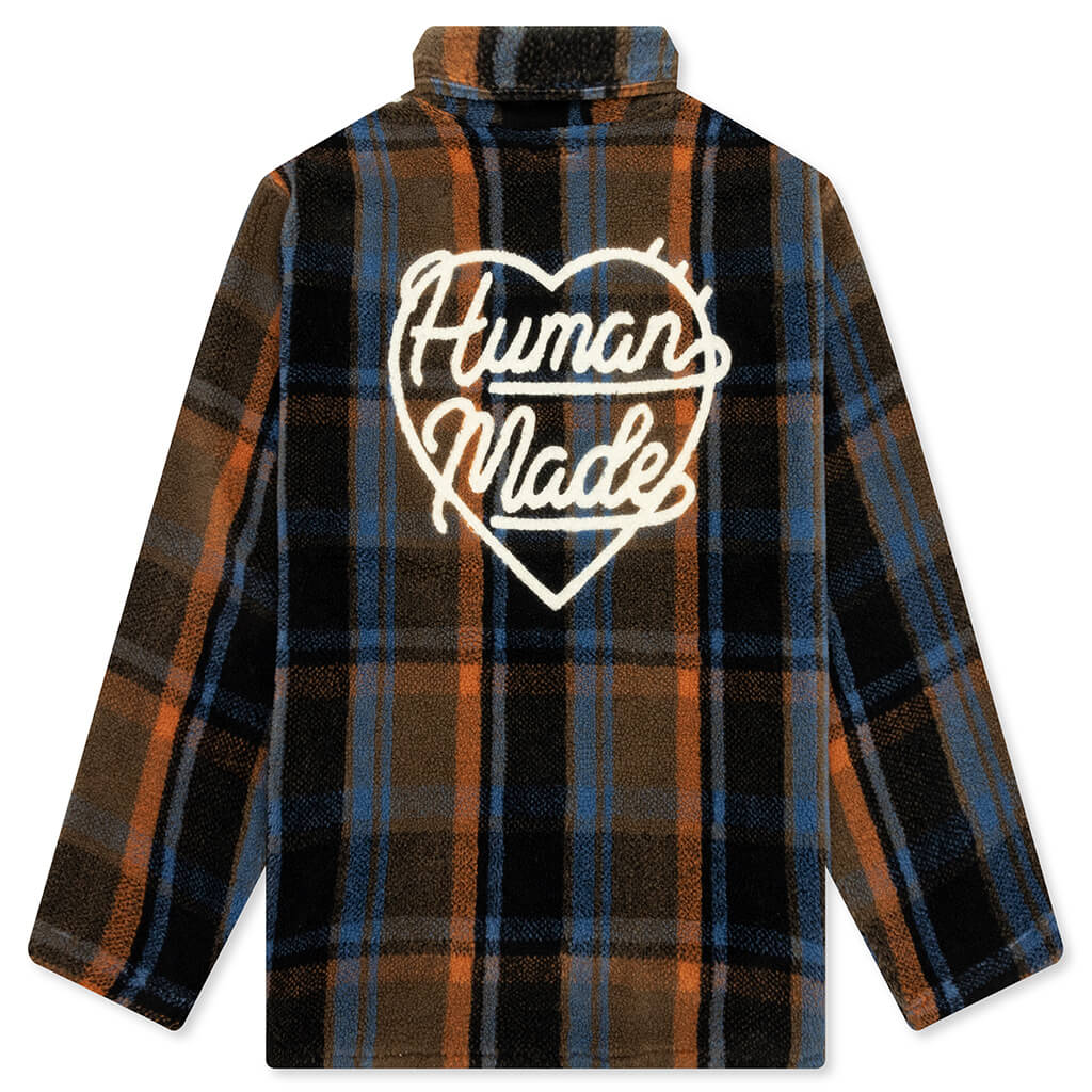 Fleece Pullover - Brown