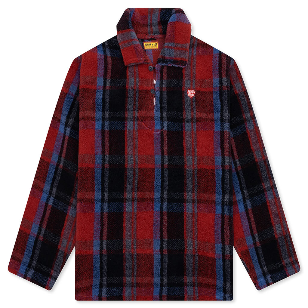 Fleece Pullover - Red