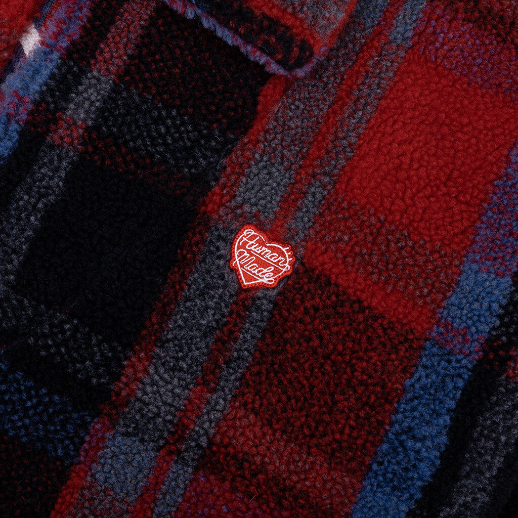 Fleece Pullover - Red