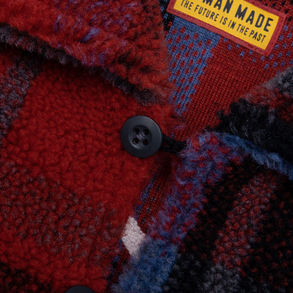 Fleece Pullover - Red