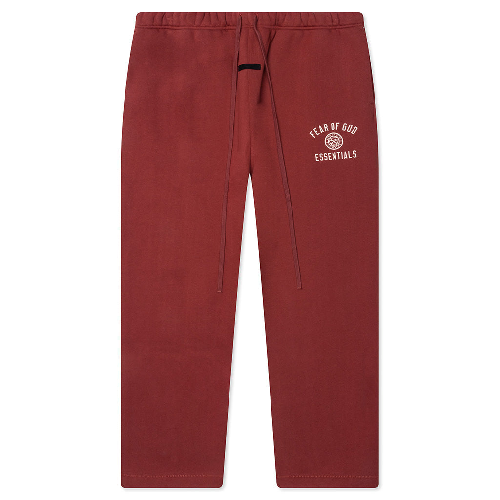 Fleece Relaxed Sweatpant - Crimson