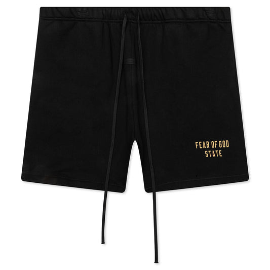 Fleece Soccer Short - Black