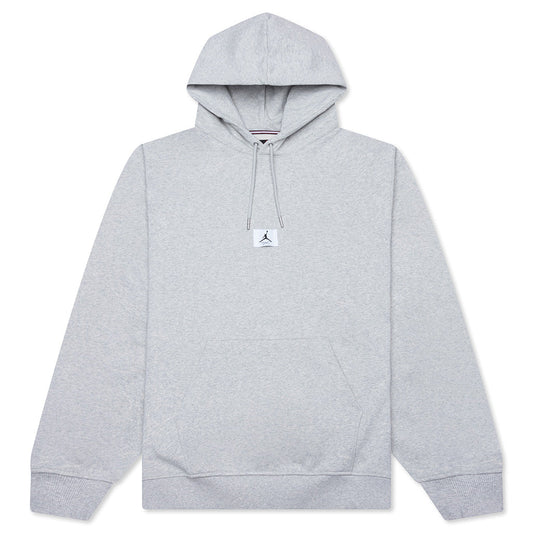 Flight Fleece Pullover Hoodie - Grey Heather/Black