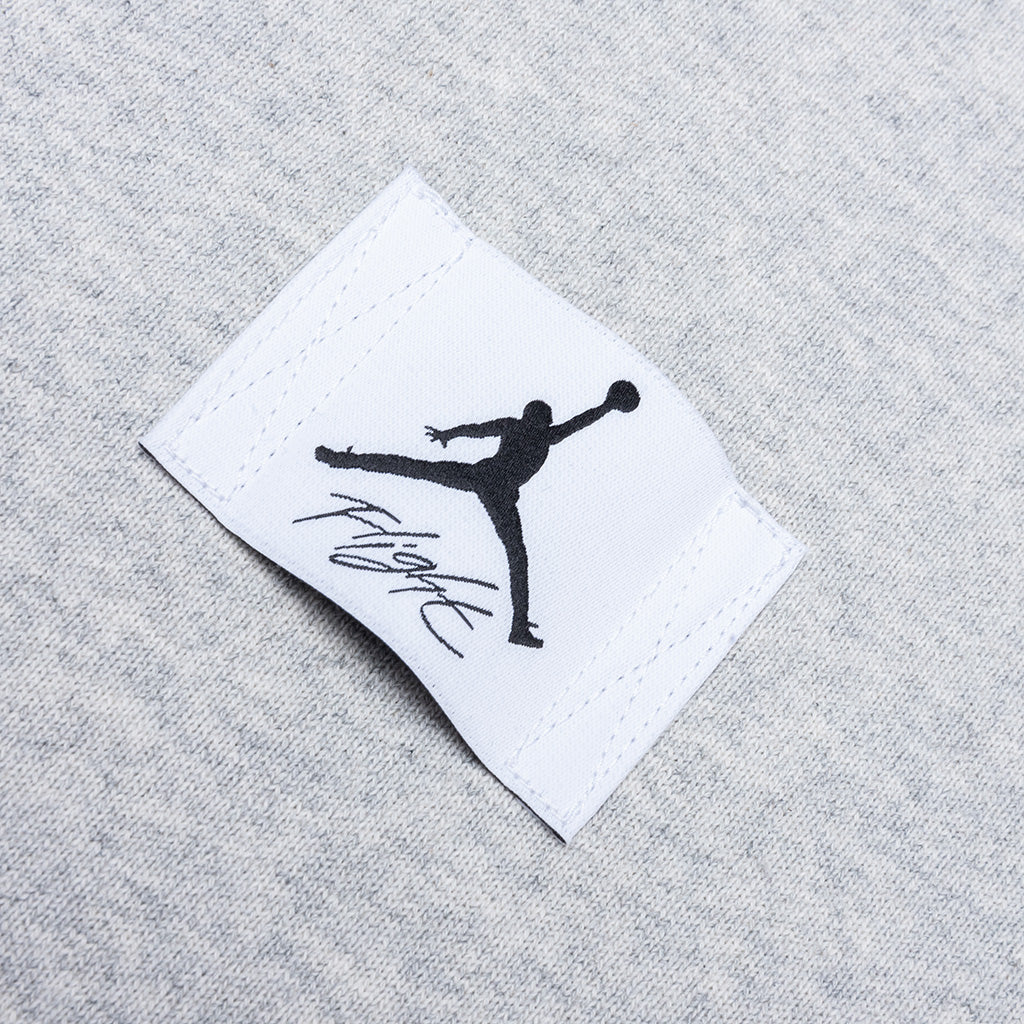 Flight Fleece Pullover Hoodie - Grey Heather/Black