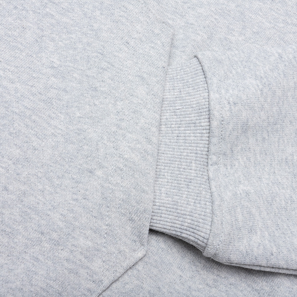 Flight Fleece Pullover Hoodie - Grey Heather/Black