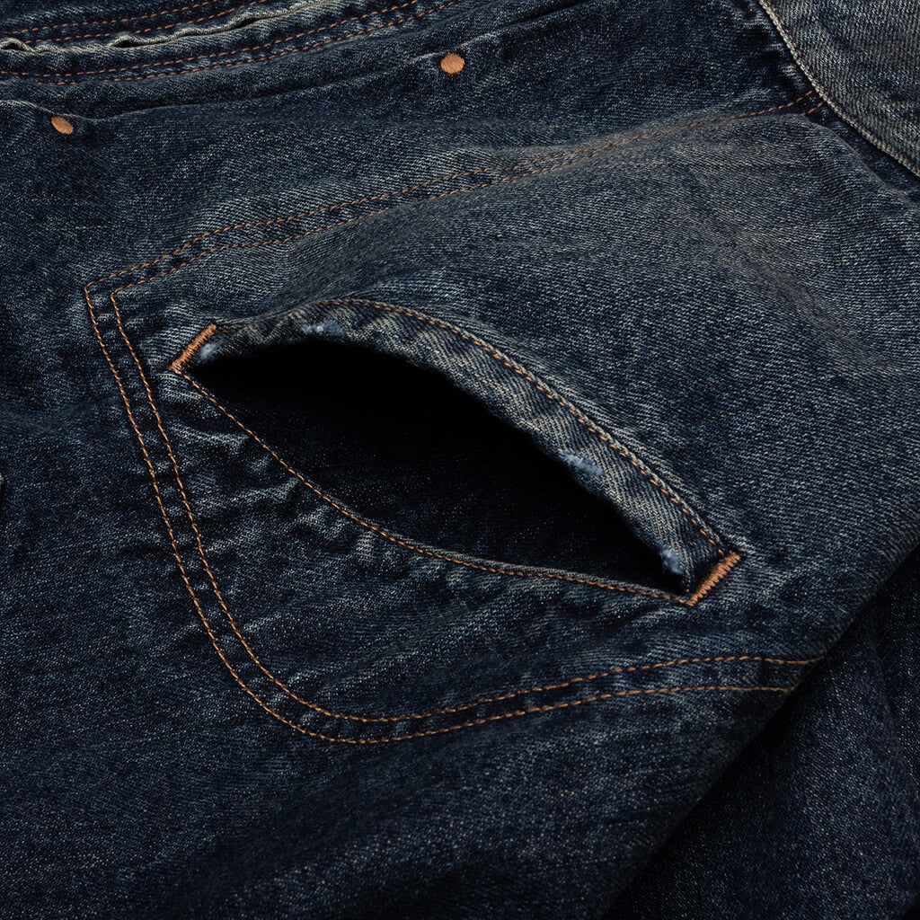 Flight Jacket Layered Denim - Indigo