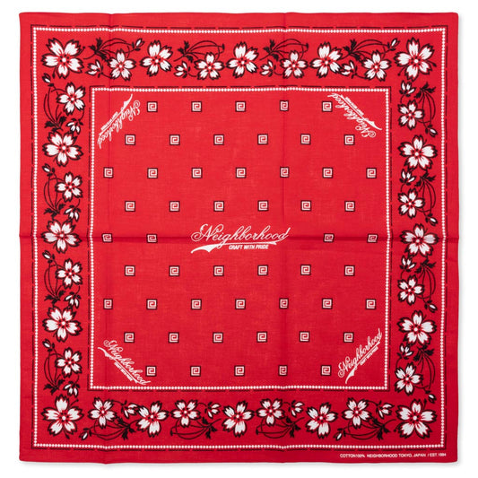 Flower Bandana - Red