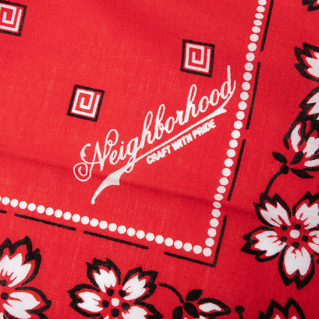 Flower Bandana - Red
